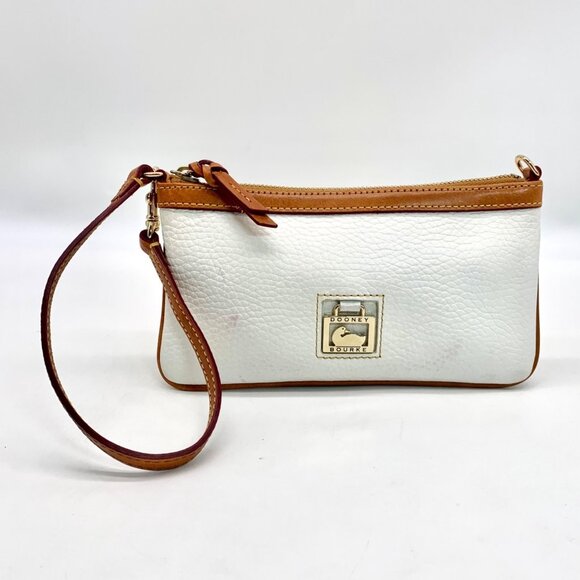 Dooney & Bourke White Pebble Grain Convertible Wristlet - Picture 10 of 11